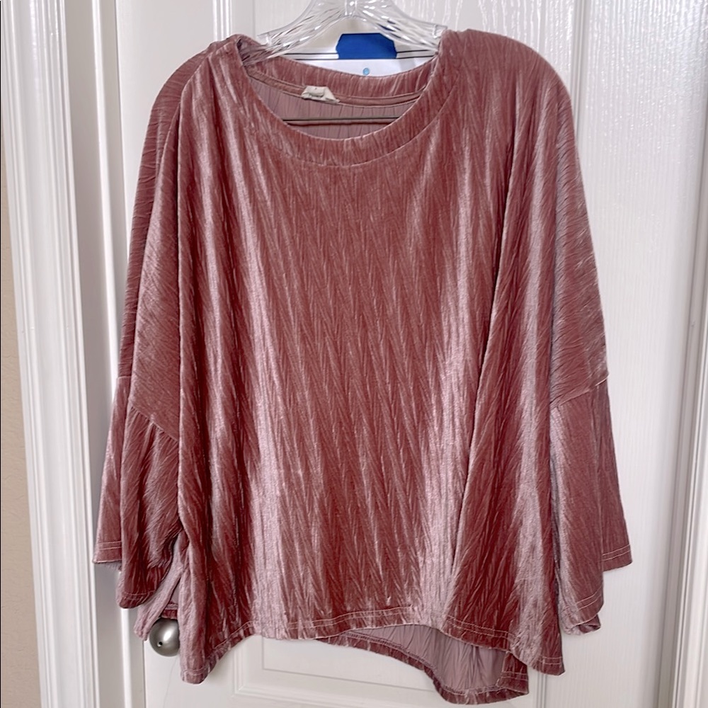 POL velvet pink top side large
